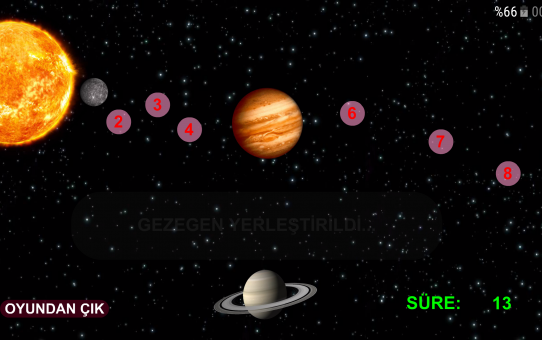 Gezegen puzzle oyunu güncellendi