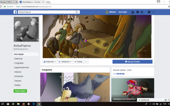 AtolyePapirus Facebook tanıtım sayfası erişimi artık yok...