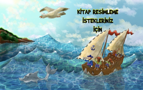 Çocuk kitabı resimleme işleriniz için